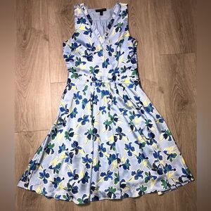 Banana Republic Blue Floral Dress